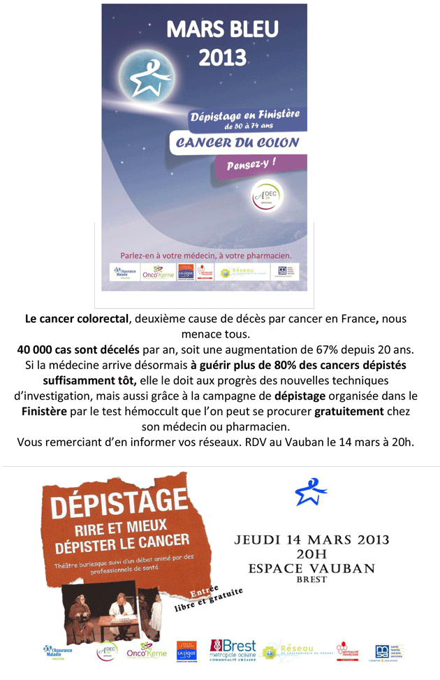 cancer du colon dépistage